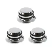 3 Pcs Knob Bass Guitar Volume Knobs Stacked Control for