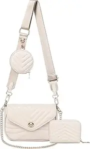 [JEEHAN] Shoulder Bag for Women Y2k Small Black Purse Ladies Clutch Purses Crocodile Pattern Purse with Zipper