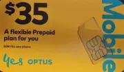 Optus $35 Prepaid Sim Card Kit with 40GB Data for 4G & 5G Network Expire Dec2027