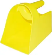 Perfeclan Animal Feed Scooper, Enclosed Feed Scoop with Grip, Heavy Duty Grain Scooper, Reusable for Livestock Horse