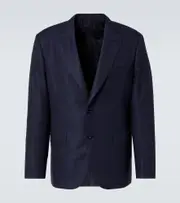 [Brioni] Brioni Wool, silk, and cashmere suit jacket AU 90 blue