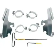 Memphis Shades MEM8978 TriggerLock Mount Kit for Fats/Slim Windshields, Polished