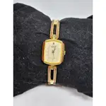 二手日本製古董復古SEIKO精工牌金色紅色腕錶.手錶