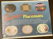 FREDRIX Create Your Own Placemats #1125 Oval Canvas Placemats Set 6 Primed