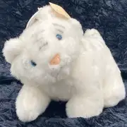 Mirage Casino Siegfried & Roy 12" Royal White Tiger Cub Vintage Plush NWT 1990s