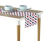 American Stars Red & Blue Table Runners - 12"x72" or 14"x108"