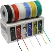 Hook up Wire Kit (Stranded 30AWG, D-(red+blue+green+yellow+white+black)
