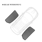 For Peugeot 3008 P84 2016-2023 Rear Side Window Sun Shade Visor Car Sunshade Acc