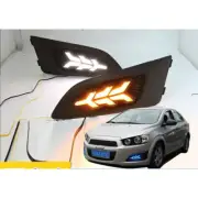LED DRL Day Light Turn Signal Fog Lamp upgrad For Chevrolet Sonic Aveo 2011-2015 (for: Chevrolet)