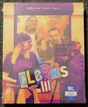 Clerks 3 (4k Ultra HD Blu-ray) Kevin Smith, Best Buy Limited STEELBOOK! NEW! OOP