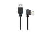 Goobay USB 2.0 Hi-Speed extension cable 90 0.15M - black