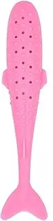 Fish Shape Pet Cat Toothbrush Toy Catnip Flavor Silicone Molar Stick Teeth Cleaning Toy For Cats Kitten Chew Toy Pet Supplies cleaning expends energy grinding teeth (Color : BM0309P)