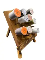 Wood Spool Racks - Holds 19 Spools - Wood Spool & Thread Holders, Stands, Racks
