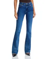 Paige High Rise Laurel Canyon Bootcut Jeans in Acapella