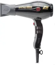 Parlux Par4014 Professional 3800 Ionic and Ceramic Hair Dryer, Black, 2100 Watt