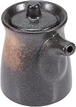 Cabilock Ceramic Soy Sauce Dispenser and Vinegar Bottle Kitchen Condiment Pot for Oil for Home Restaurant and Housewarming