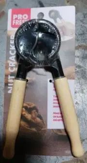 Pro Fresh Nut Cracker by Bradshaw International - Metal With Wood Handles - NIP