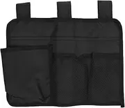 Bedside Hanging Storage Bag, Chair Bedside Side Storage Bag, Multi Pockets Office Chair Armrest Pouch Storage Bag for Bed Carriage Office Chair