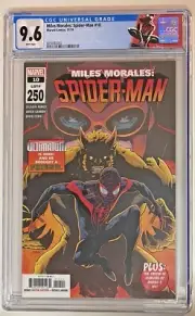 Miles Morales Spider-Man 10 CGC 9.6 1st Ultimatum 1st print custom label 2019