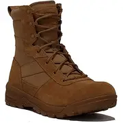 Belleville Spear Point 8” Lightweight Hot Weather Tactical Boots For Men - Army/Air Force OCP ACU Coyote Brown Military Boots For Men With Enhanced Traction Outsole