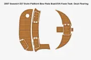 2007 Seaswirl 237 Swim Platform Bow Pads Boat EVA Foam Teak Deck Flooring