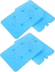 Luxshiny 4pcs Reusable Ice Packs for Lunch Boxes Coolers Freezer Packs for Breastmilk Beer Soda Lightweight Multipurpose Freezer Blocks Easy to Use Transport