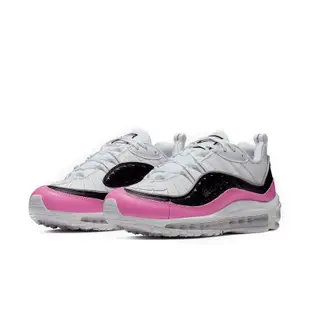 Nike 休閒鞋 Wmns Air Max 98 SE 女鞋 白 粉紅 黑 氣墊 厚底 AT6640-100