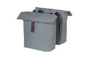 Basil City Double Bag Grey Melee 28 -32L - Grey