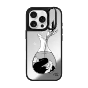 iPhone 16 Pro Mirror Ring Stand Case MagSafe Compatible Aquarius