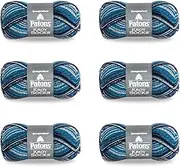 [Patons] Kroy Socks Yarn, Sing'n The Blues Stripes 6 Count