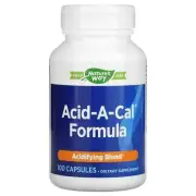 2 X Nature's Way, Acid-A-Cal Formula, 100 Capsules