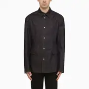 [Prada] Blue denim shirt jacket 48 IT Blue