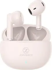 [ZIPFORCE] True Wireless Earbuds, in-Ear Bluetooth 5.3 Headphones 4-Mics ENC Clear Call, Bluetooth Earbuds Touch Control 40 Playtime, IPX6 Waterproof TWS, Light-Weight Earphones
