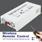 24V to 230V 240V Pure Sine Wave Inverter 5000W Off Grid System Car Remote Switch