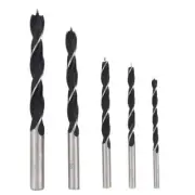 5 piece Three Point Wood Drill Bits | 4mm 5mm 6mm 8mm10m