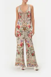 TANK TOP WITH STRAP BEAD DETAIL LEOS BOUQUET