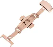 [BESTYASH] Clasp Watch Strap Decorative Watch Buckles Trendy Decor Watch Band Buckle Watch Bands Pin Buckle Watch Band Replacement Buckle Watch Accessories Watches Silver Stainless Steel