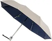 [Clifton Umbrellas] Clifton Silver Coated Auto Open And Close, Navy Blue