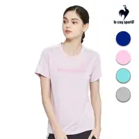 在飛比找momo購物網優惠-【LE COQ SPORTIF 公雞】短袖T恤 女-4色-L