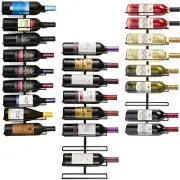 Sorbus Wall Mount Wine Rack - 27 Level Wine Rack Wall Mounted for Wine Bottles