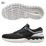 MIZUNO WAVE SKYRISE 男鞋 慢跑 XPOP輕量 高回彈 耐磨 黑【運動世界】J1GC200913