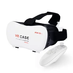 送藍芽手把 VR CASE 升級版虛擬現實3D眼鏡 VR手機遊戲 case5代影院頭戴式 頭盔  藍牙搖桿 VR BOX