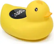 Floating Bathtub Thermometer - BPA-Free Water Temperature Gauge for Safe & Comfortable Baths（Duck）