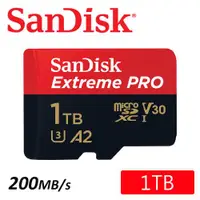 在飛比找ETMall東森購物網優惠-SanDisk 1TB 200MB/s Extreme PR