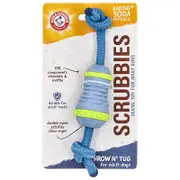 Arm & Hammer, Scrubbies, Dental Toy For Adult Dogs, Throw N' Tug, 1 Toy