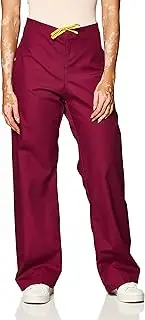 [WonderWink] Big The Papa Unisex Seamless Scrub Pant, Wine, 5X, Wine, 5X-Large