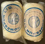 Vintage Homespun LTD Macrame Cord Poly-olefin Set Of 2 6mm Twisted Off White