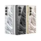Folding Phone Case Electroplated Thin Protector Cover for Samsung Galaxy Z Fold6
