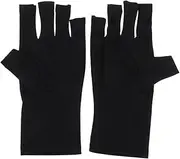 Ipetboom Uv Gloves for Nails Gel Nails Uv Light Protection 1 Pair Nail Gloves Uv Blocking Comfort Fit for Salon Use