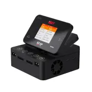 ISDT K2 ZIP AC 200W / DC 500Wx2 Dual Channel Smart Charger with 2.8 Inch IPS LCD Screen for 1~8S LiFe Lilon LiPo 1~7S Li